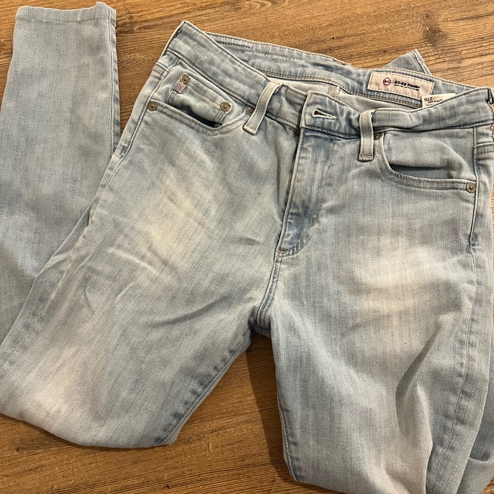 AG Light Blue skinny Denim Jeans